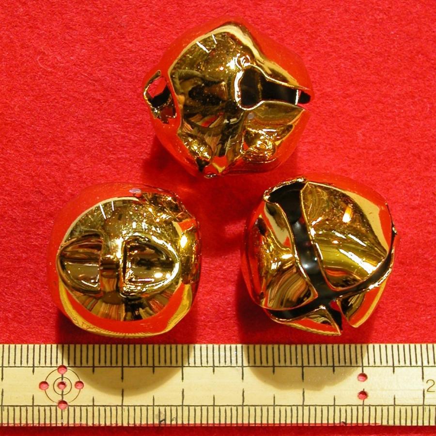メール便可 四ツ割鈴 金 直径 2.5cm 1個 : マリヤ手芸店ヤフー