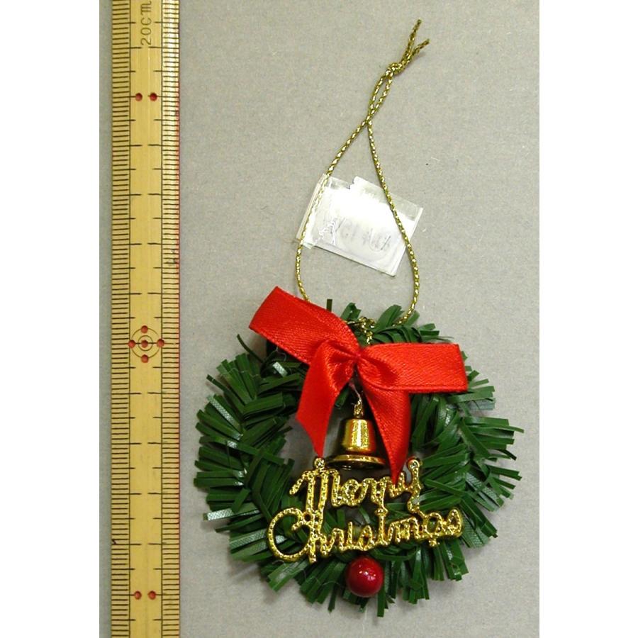 メール便可 ミニリース オーナメント 直径約6.5cm クリスマス 飾り