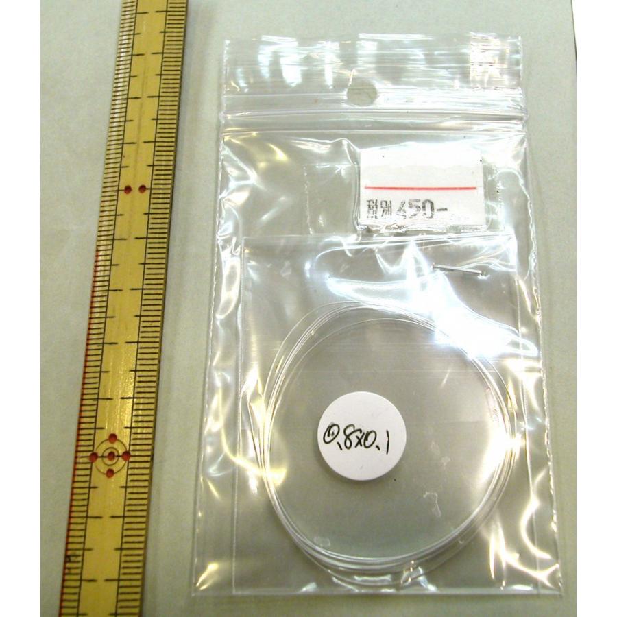 メール便可 七宝焼用 純銀リボン線 銀線 平線 幅0.8mm 厚さ0.1mm 長さ