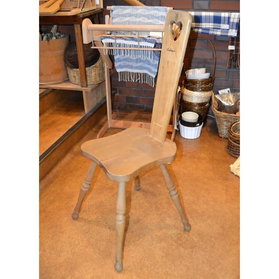 旧デザイン スピニングチェア 糸紡ぎ用イス アウトレット 長期在庫