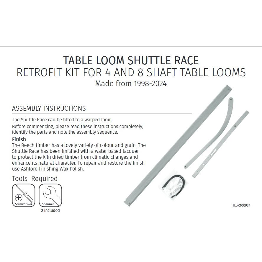 60cm幅用 ASHFORD Table Loom Shuttle Race アシュフォード テーブル