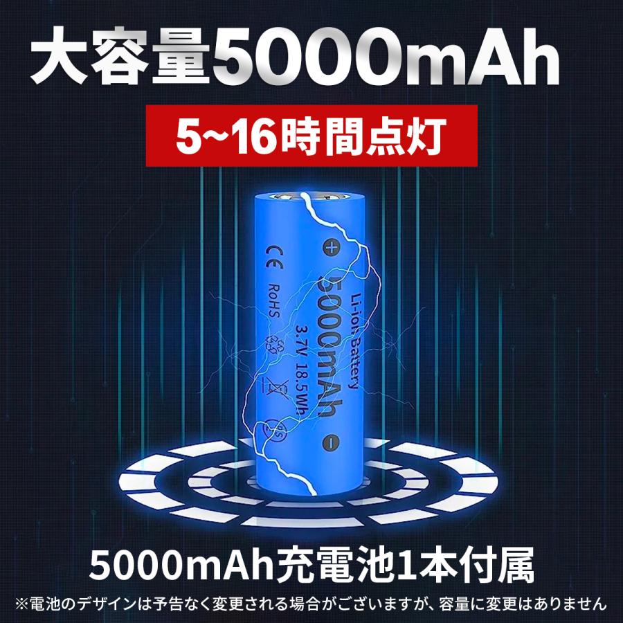 懐中電灯 USB充電 ledライト 防水 ハンディライト COBライト フラッシュライト 防災 登山 夜 釣り キャンプ アウトドア 超高輝度 10000lm ズーム調整 | ブランド登録なし | 03