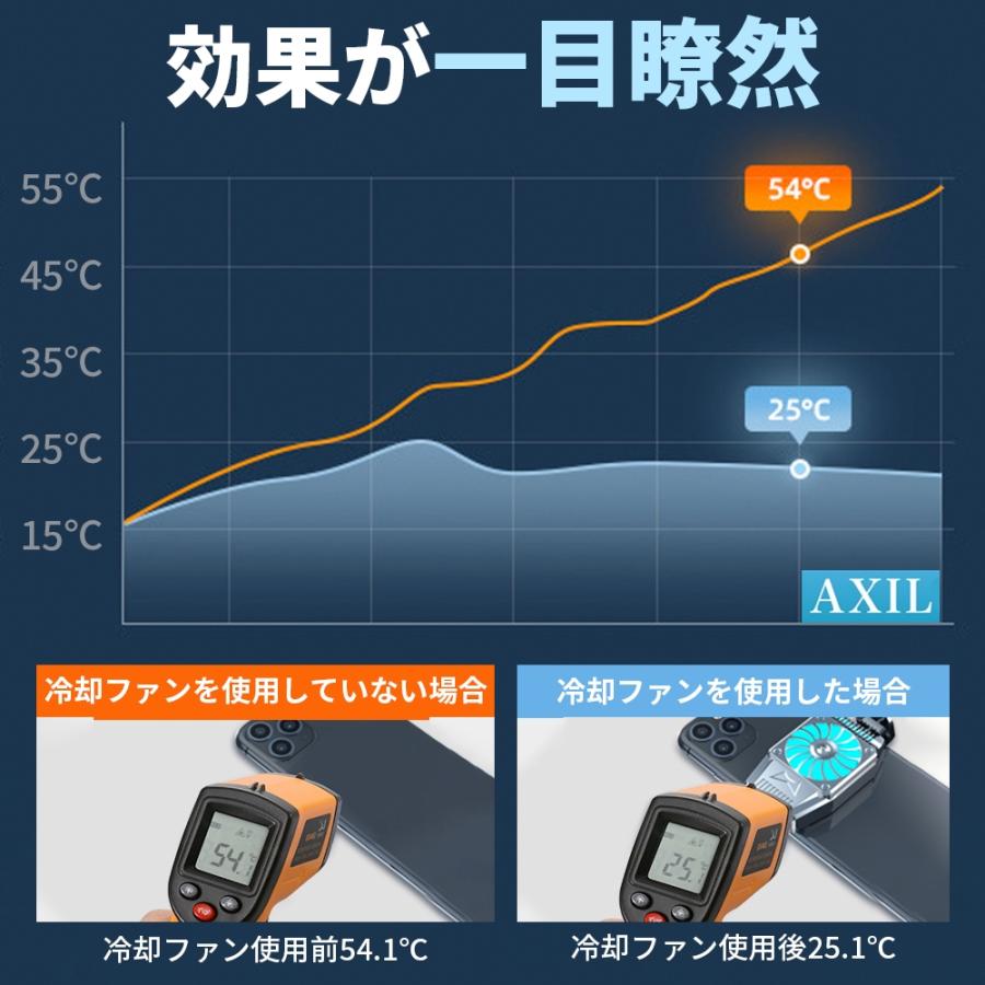スマホ 用 冷却 ファン クーラー ラジエーター 冷却 クーラー 携帯電話 静音 発熱対策  USB 給電式 伸縮式 バッテリー内蔵 iphone Android | ブランド登録なし | 13