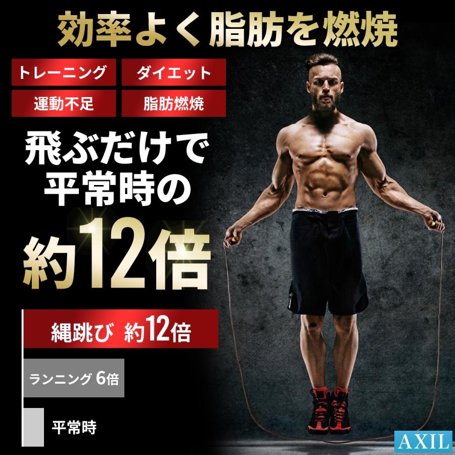 縄跳び トレーニング 用 なわとび ダイエット 効果 フィットネス 絡まない 脂肪 燃焼 減量 | ブランド登録なし | 13