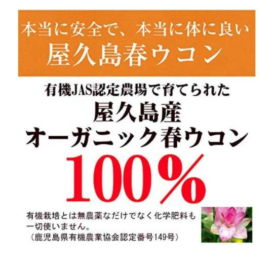 屋久島 春ウコン粒 300粒 屋久島産 無農薬 有機栽培 サプリメント |  | 01