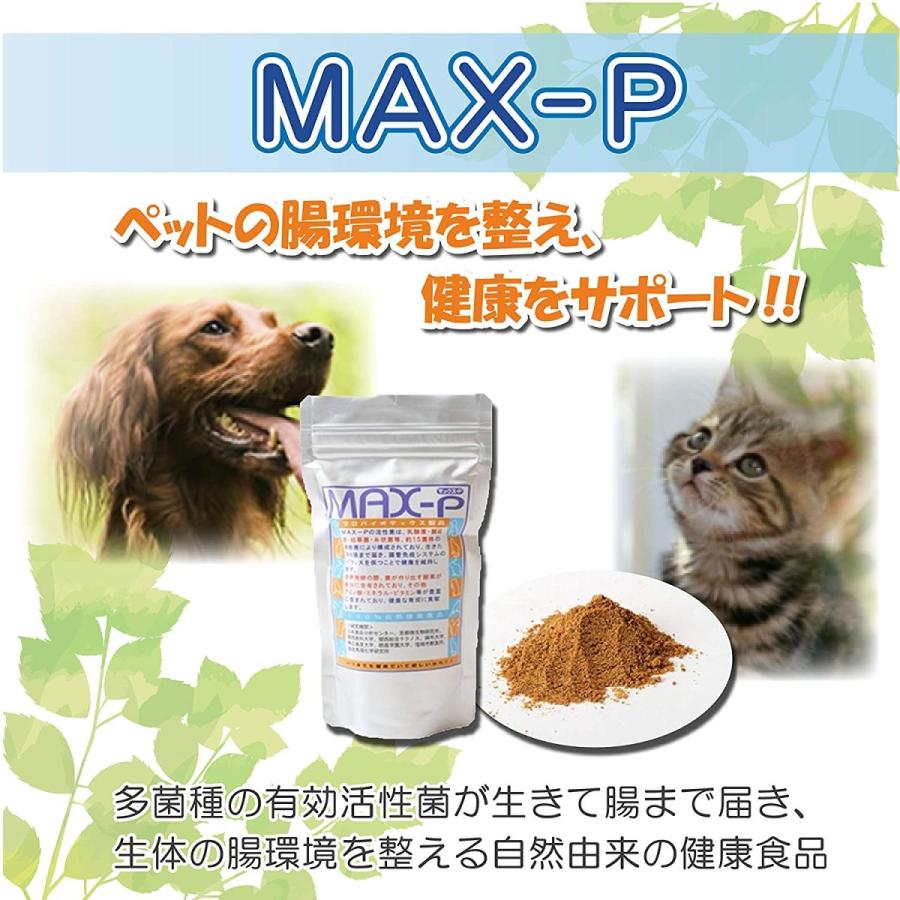 MAX-PROBIO マックスプロバイオ ペット用整腸食品 MAX-P 100g 腸内環境改善 免疫力向上｜mark2015｜02