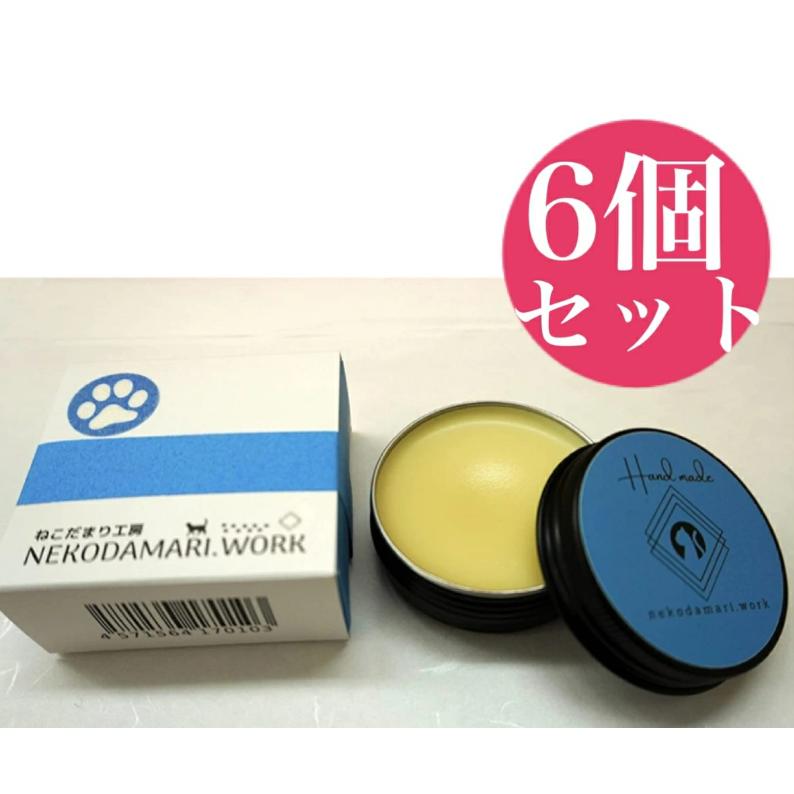 ねこだまり工房 精油入り自家製クリア蜜蝋ワックス -信頼- 香り付き 6 