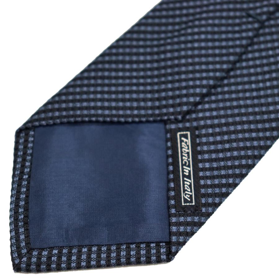 イタリア生地 日本縫製 Fabric in Itary ネクタイ ブランド MICHIKO LONDON ミチコロンドン 無地柄 シルク 100％ プレゼント ギフト mki-002-A ネイビー | MICHIKO LONDON | 05