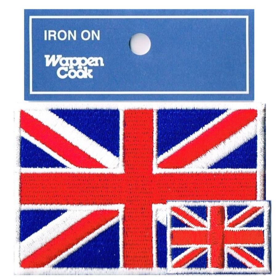 ワッペン ユニオンジャック イギリス国旗 SS+M 2Pセット アイロン接着 292ssm株式会社DAISAN 通販 Yahoo!ショッピング
