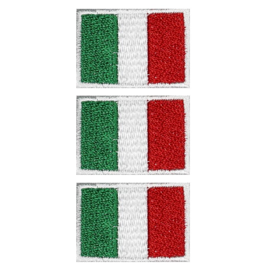 イタリア 国旗 ワッペン SS 3枚 ミニ アイロン接着 |  | 01