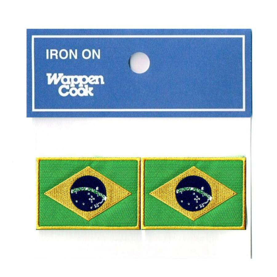 ブラジル 国旗 ワッペン Ss 2枚 ミニ 3236ss 2 ワッペン通販 Wappencook 通販 Yahoo ショッピング