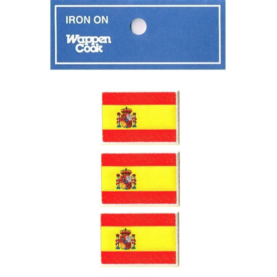 スペイン 国旗 ワッペン Ss 3枚 ミニ 345ss3 ワッペン通販 Wappencook 通販 Yahoo ショッピング
