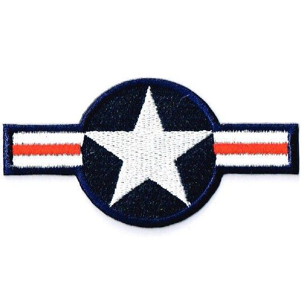 サバゲー 刺繍 ミリタリーワッペン 米国籍標識 ナショナルスター アイロン接着 | 