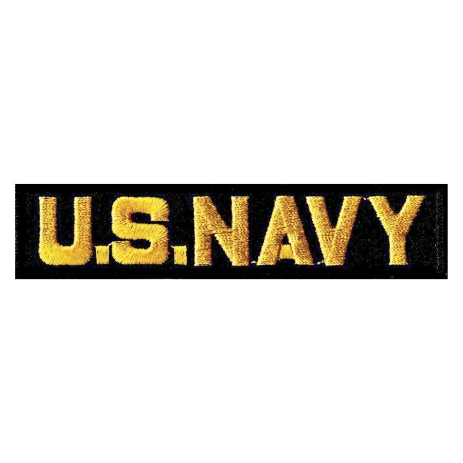 トップガン サバゲー ミリタリーワッペン NAVY タブ BLS アイロン接着 MA1 フライトジャケット 革ジャン 戦闘服 | 