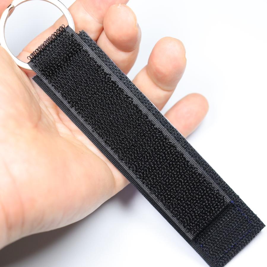 サバゲー ベルクロ パッチ ワッペン ホルダー 二重リング スリム 面ファスナー メス 両面貼り付け可 キーホルダー キーリング |  | 03