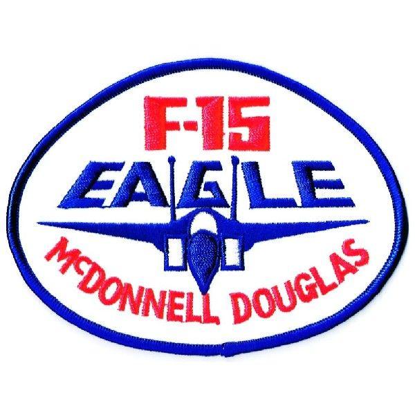 ミリタリーワッペン USAF Ｆ-15イーグル楕円 | 