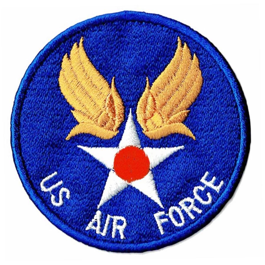 刺繍 ミリタリーワッペン 旧陸軍航空隊 USAF ロゴ入り アイロン接着 サバゲー オリジナル ブランド WappenCook | 