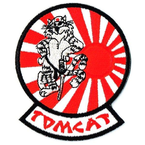 刺繍 ワッペン アイロン接着 ミリタリーパッチ TOMCAT サムライ 旭日旗 おしゃれ オリジナル ブランド WappenCook | 