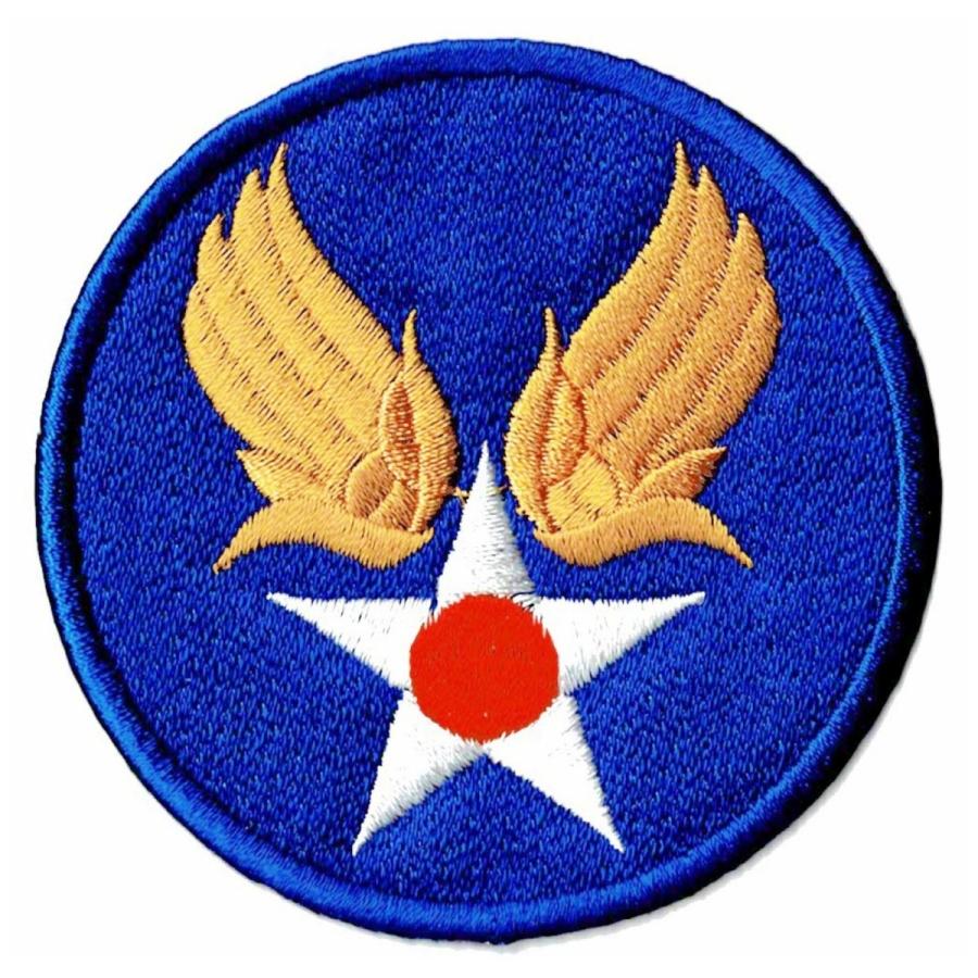 USAF 刺繍 ミリタリーワッペン 旧陸軍航空隊 ラウンド アイロン接着 561 おしゃれ オリジナル ブランド WappenCook | 