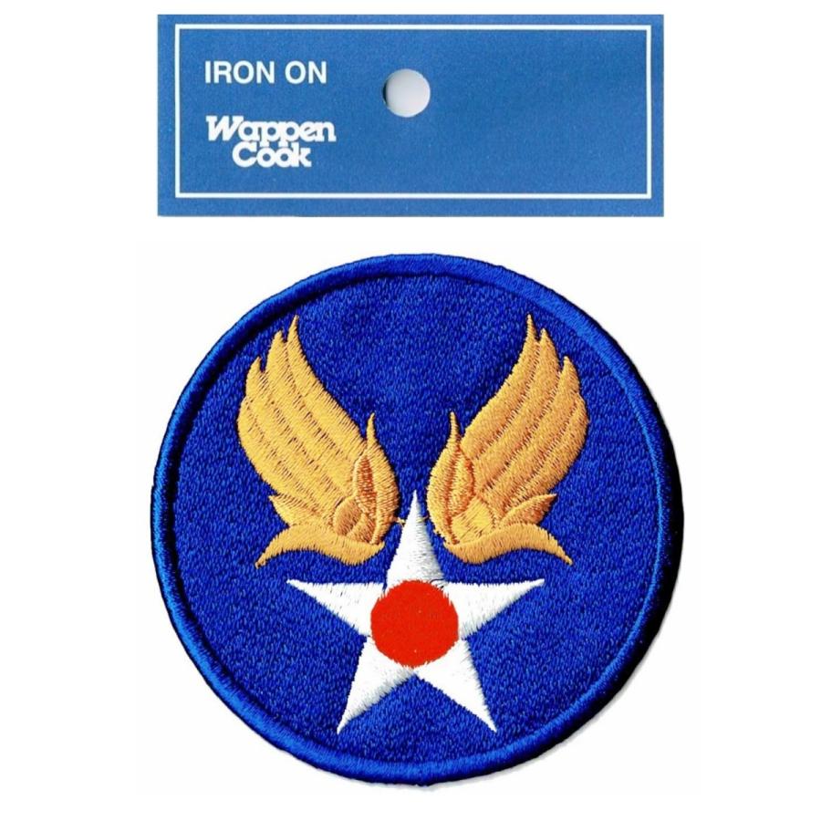 USAF 刺繍 ミリタリーワッペン 旧陸軍航空隊 ラウンド アイロン接着 561 おしゃれ オリジナル ブランド WappenCook |  | 01