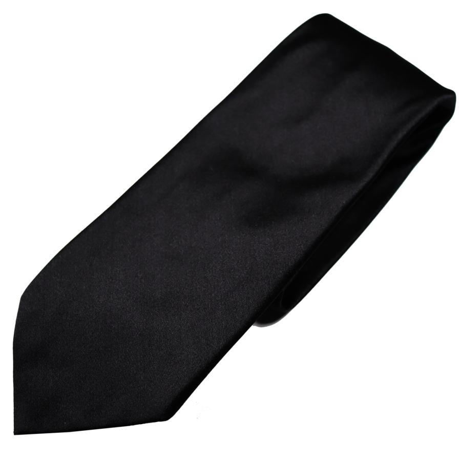 礼装 仏 法事 黒 タイ 日本縫製 MADE IN JAPAN 日本製 ネクタイ ブランド MICHIKO LONDON KOSHINO ミチコロンドン 朱子柄 シルク 100％ mk-japan-BS8 | MICHIKO LONDON | 03