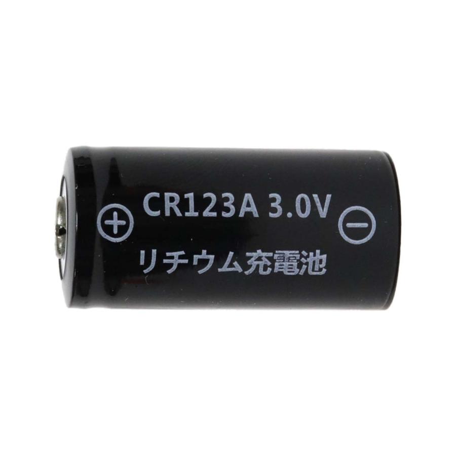 CR123A リチウムイオン充電池 スマートロック 鍵 スマートキー ドアロック switch bot スイッチボット カメラ バッテリー 充電式 CR123A｜market1234｜02