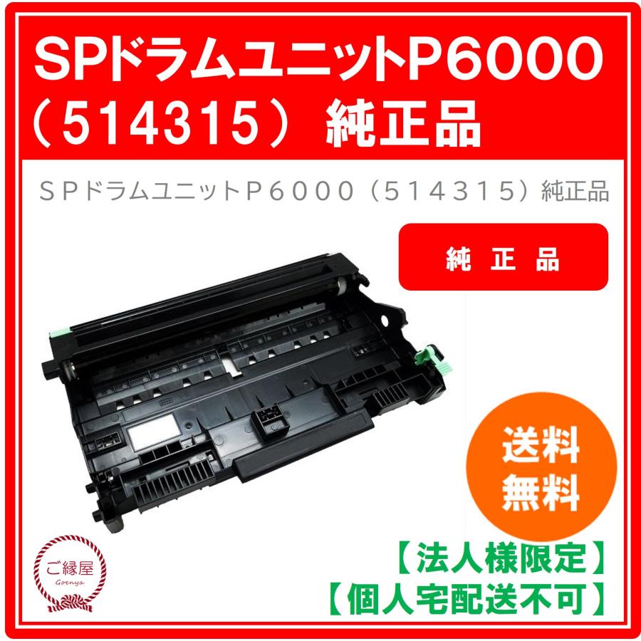 リコー（RICOH） 【法人様限定】リコー ドラムユニット P 6000 514315