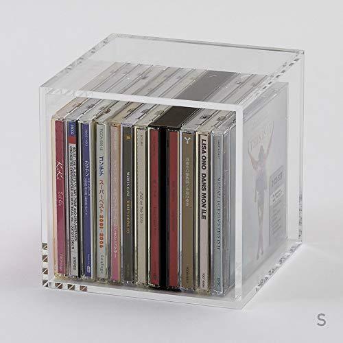 高い素材 ラック Cdケース F Tres 収納 日本製 製造 自社ブランド 幅154 厚さ5ミリ 透明アクリル Sサイズ ボックス 収納ケース X E Is