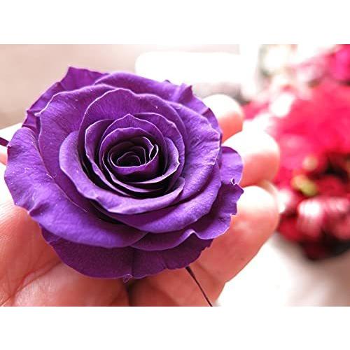 新作 紫バラ 70歳 古希 お祝い フラワーガーデンリーブス 花束風 ケース付き 70本使用 プリザーブドフラワー 70本 枯れない プリザーブドフラワー Midasfoods In