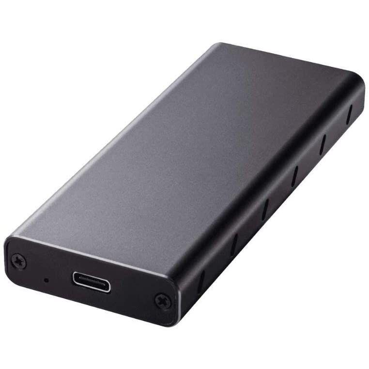 玄人志向 NVMeSSD用ポータブルケース USB3.1接続 Type-AとType-Cの2種類のUSBケーブルと、M.2 NVMe SSD｜marketview｜02