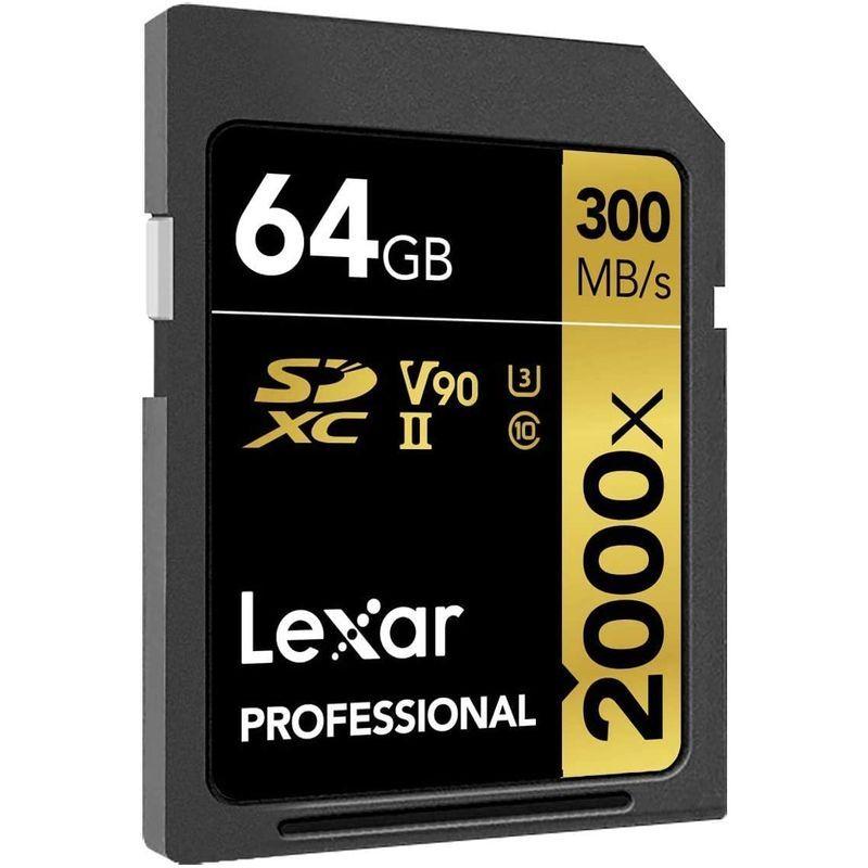 Lexar Professional 2000x SDHC/SDXC UHS-IIカード 64GB (最大読込 300MB/s, 最大書込｜marketview｜03