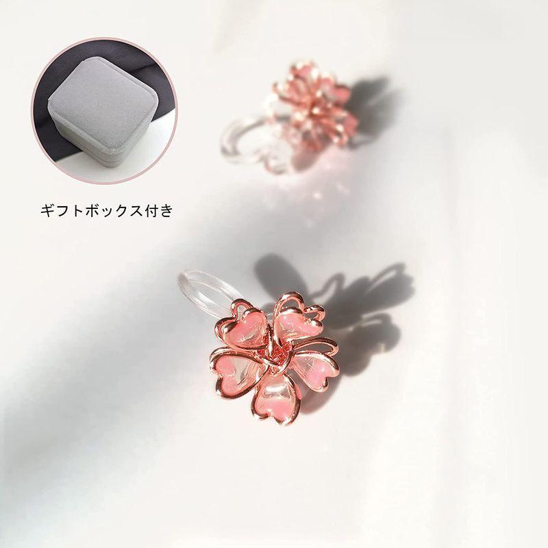 手数料安い レディースアクセサリー イヤリング ノンホールピアス レディース 樹脂イヤリング 人気 可愛い ピンク 桜 花 金属アレルギー対応 誕生日 バレンタインデー プレゼ Www Threeriversofs Com