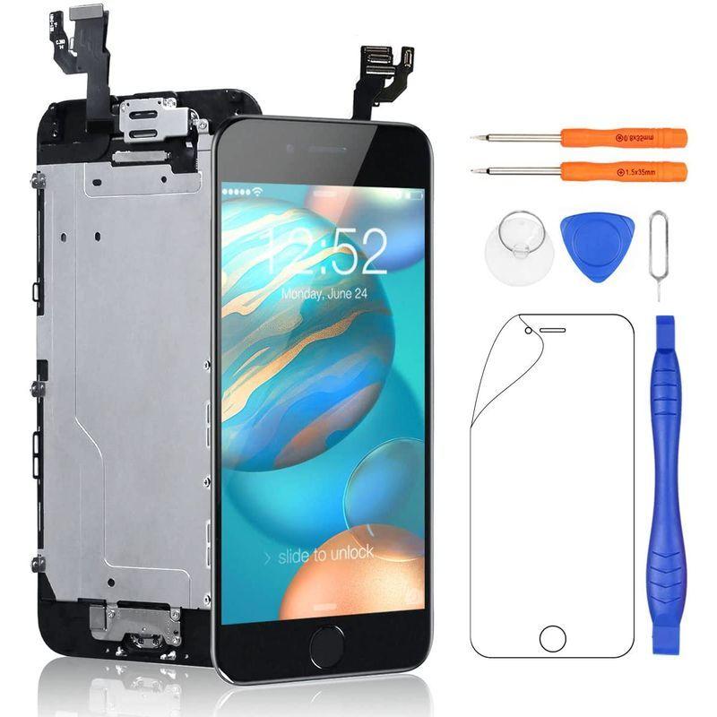Yodoit Iphone6 フロントパネル 画面 液晶 取り付け簡単化 ホームボタン スピーカー カメラ 近接センサーが含まれる 修理 スピーカーケーブル Gruporpf Com Br