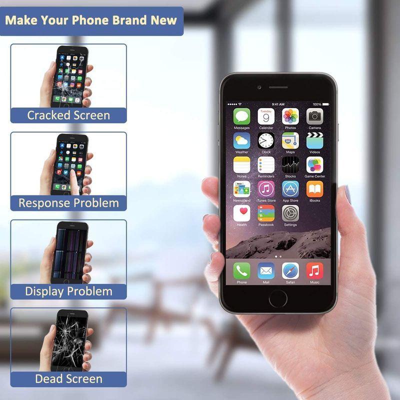 Yodoit Iphone6 フロントパネル 画面 液晶 取り付け簡単化 ホームボタン スピーカー カメラ 近接センサーが含まれる 修理 スピーカーケーブル Gruporpf Com Br