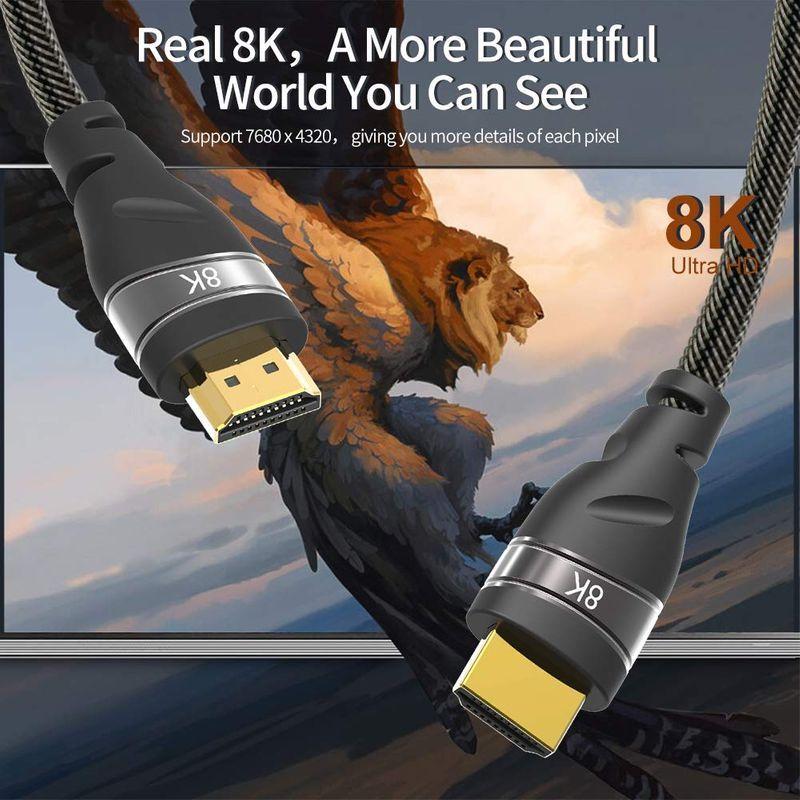 CABLEDECONN 7M 23ft 8K HDMI 2.1ウルトラHDケーブル8K @ 60Hz 4K @ 120Hz 48gbpsPS｜marketview｜02