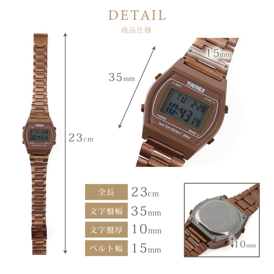 腕時計 デジタル レディース 防水 日付カレンダー ステンレス 腕時計 デジタル レディース 防水 日付カレンダー ステンレス