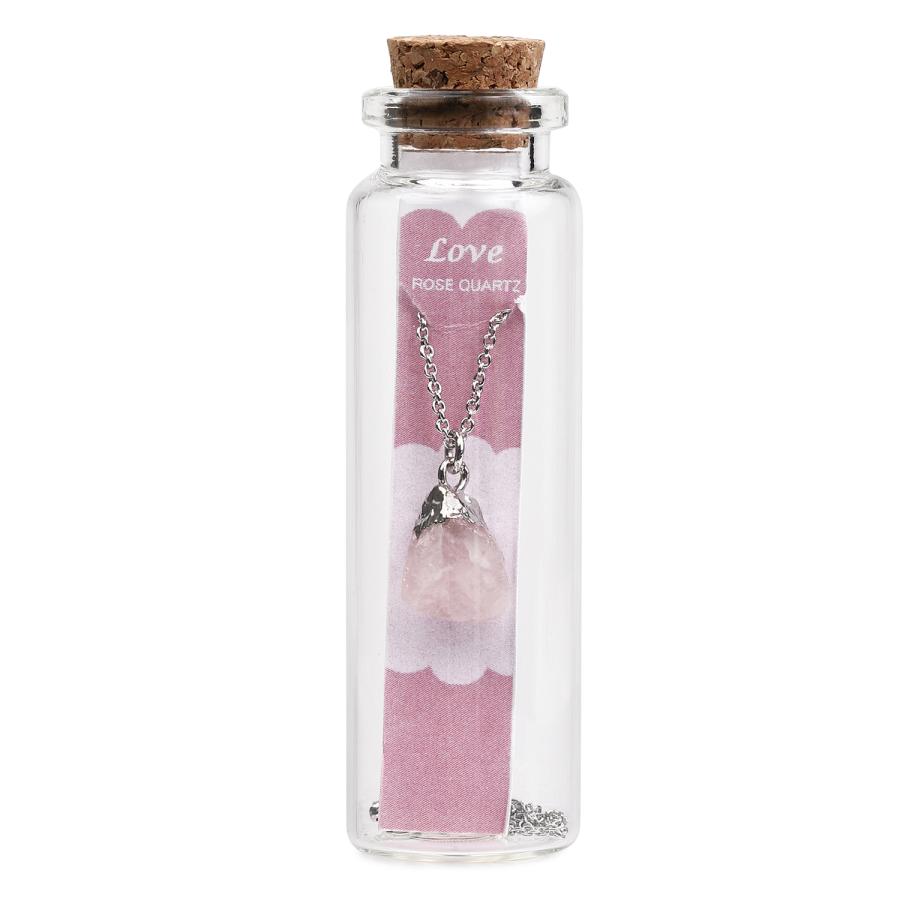 天然石 ネックレス イン ウィッシュボトル 願い事 望み wish bottle 願いの瓶 鉱物 エネルギー 属性 効果 目的 目標 ヒーリング スピリチュアル |  | 14