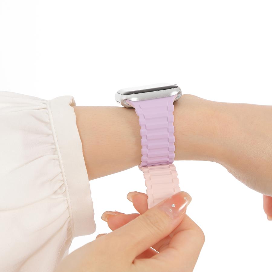 アップルウォッチ 交換用 ベルト シリコン マグネット apple watch belt バンド applewatch SE 6 38 40 42 44 41 45 対応 series 全機種 対応 |  | 24