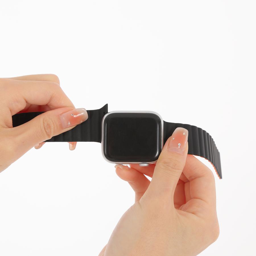 アップルウォッチ 交換用 ベルト シリコン マグネット apple watch belt バンド applewatch SE 6 38 40 42 44 41 45 対応 series 全機種 対応 |  | 17