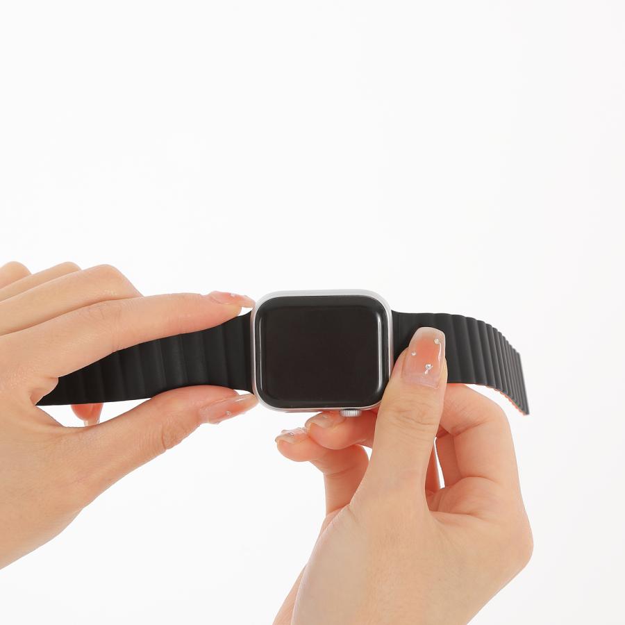 アップルウォッチ 交換用 ベルト シリコン マグネット apple watch belt バンド applewatch SE 6 38 40 42 44 41 45 対応 series 全機種 対応 |  | 18