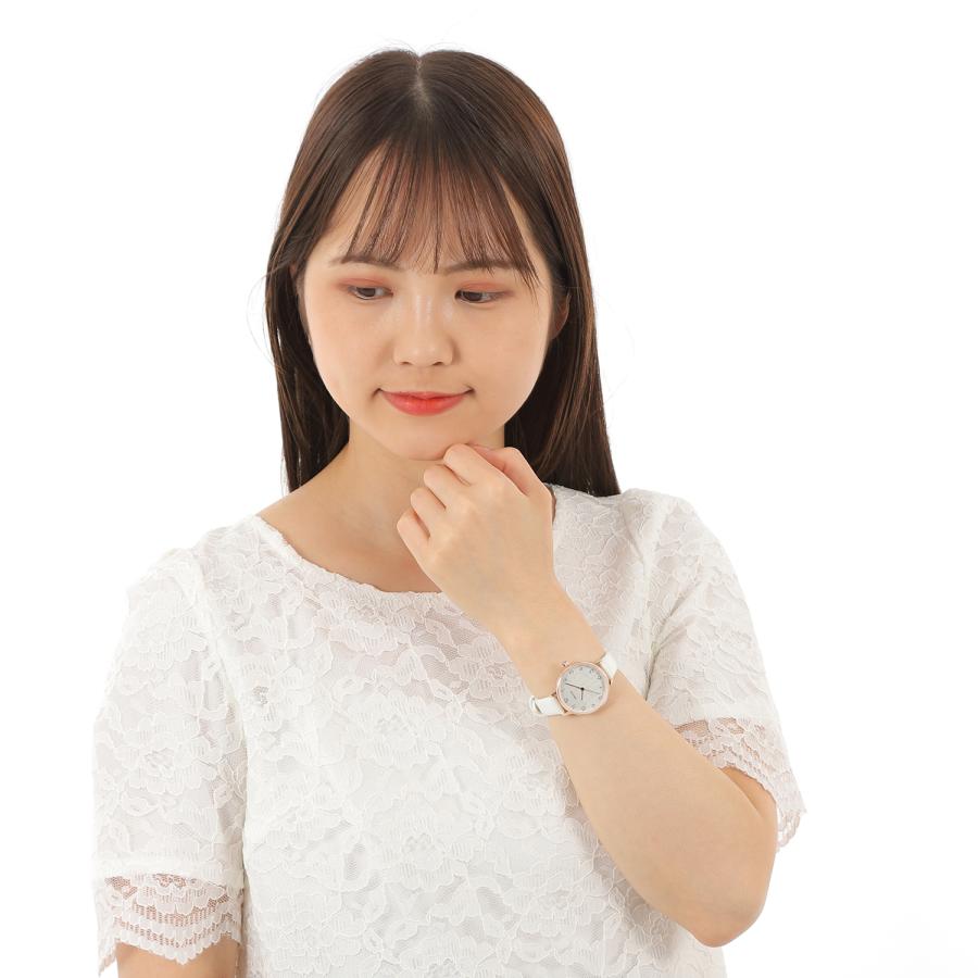 腕時計 レディース 防水 革ベルト 3針 数字 文字盤 見やすい