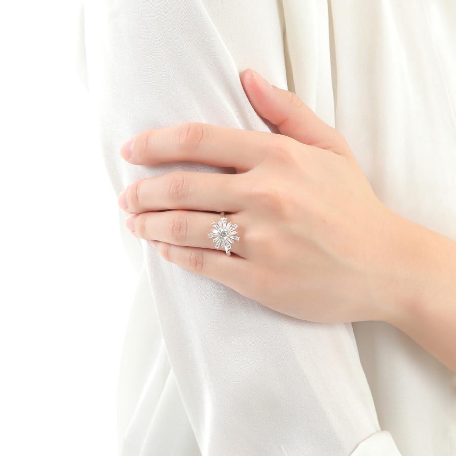 SWAROVSKI 指輪 リング レディース スワロフスキー 雪 結晶 SWAROVSKI 指輪 リング レディース スワロフスキー 雪 結晶