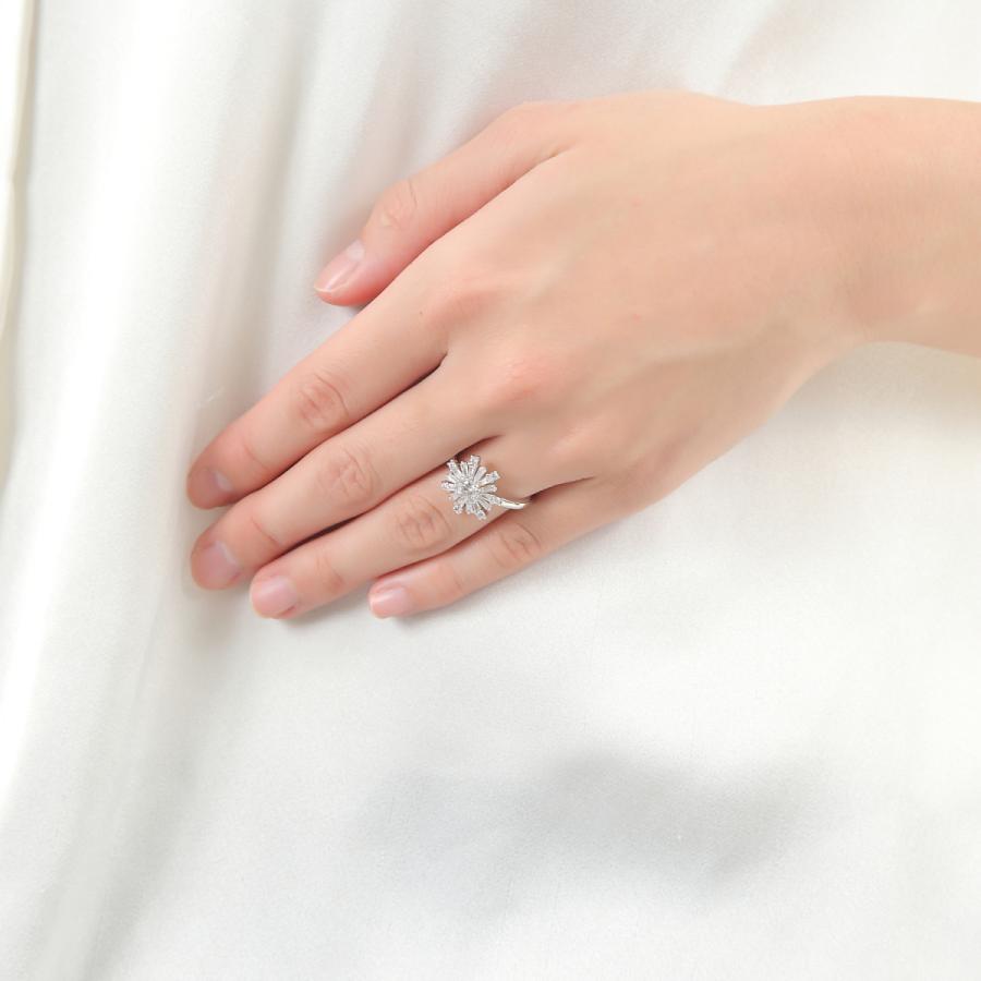 SWAROVSKI 指輪 リング レディース スワロフスキー 雪 結晶 SWAROVSKI 指輪 リング レディース スワロフスキー 雪 結晶