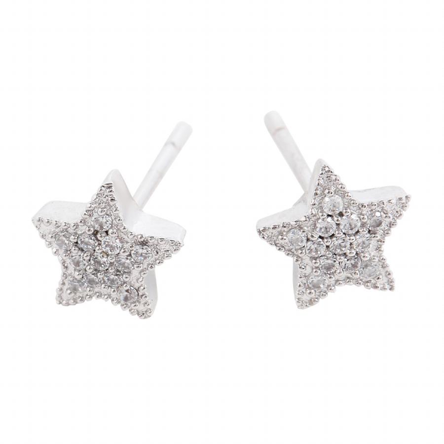 SWAROVSKI ピアス スワロフスキー スター プラチナ ホワイト SWAROVSKI ピアス スワロフスキー スター プラチナ ホワイト