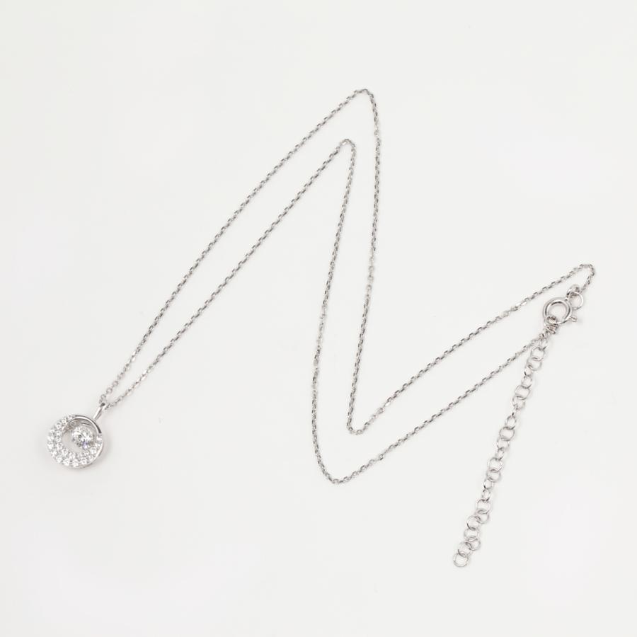 【正規品】SWAROVSKI スワロフスキー 揺れるストーン シンプルネックレス SWAROVSKI ダンシングストーン ネックレス 揺れる