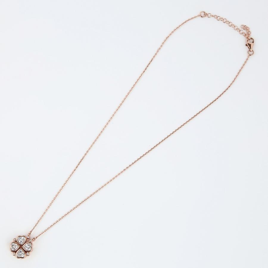 SWAROVSKI ネックレス スワロフスキー ハート 四つ葉 18金 SWAROVSKI ネックレス スワロフスキー ハート 四つ葉 18金