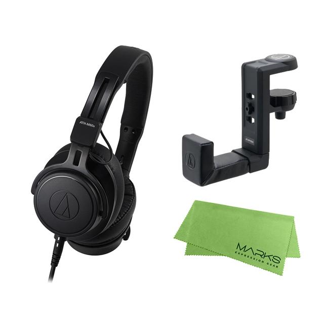 audio-technica ATH-M60x + AT-HPH300 セット [マークス・オリジナルクロス付]　ヘッドホン［宅配便］