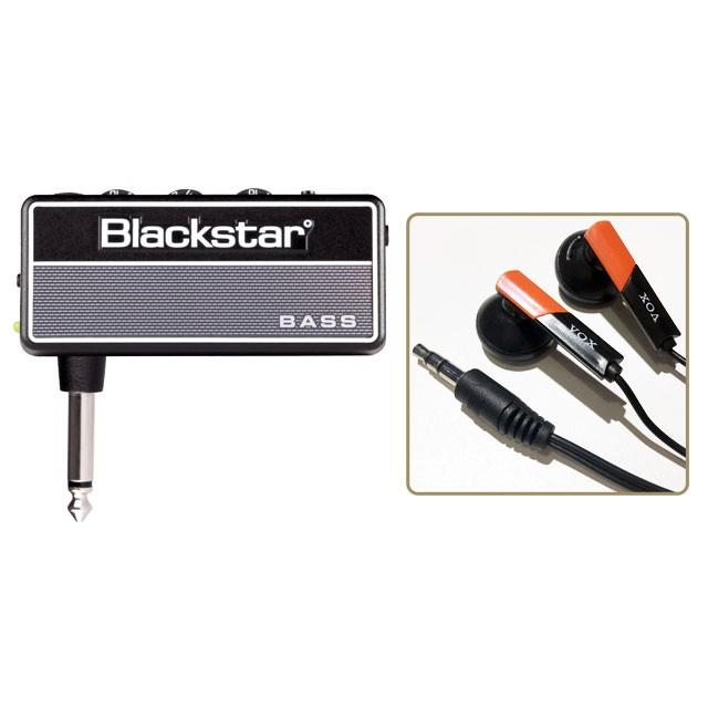 Blackstar amPlug2 FLY Bass + VOX ロゴ入り イヤホン セット