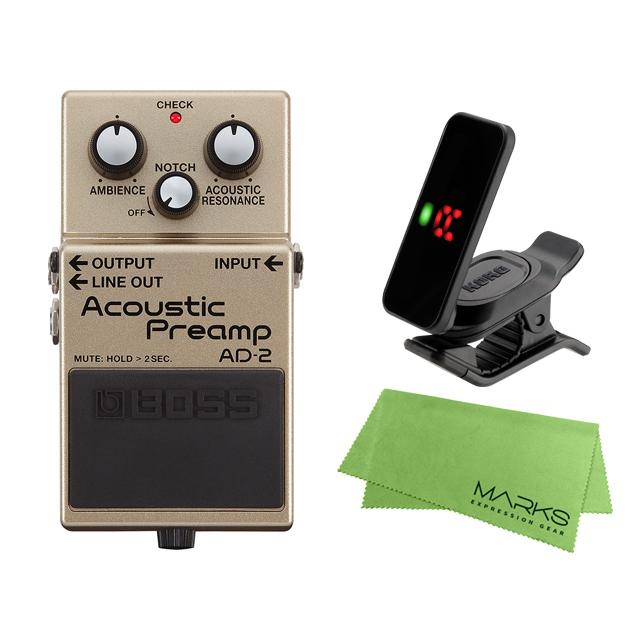 BOSS（楽器、器材） BOSS Acoustic Preamp AD-2 + KORG
