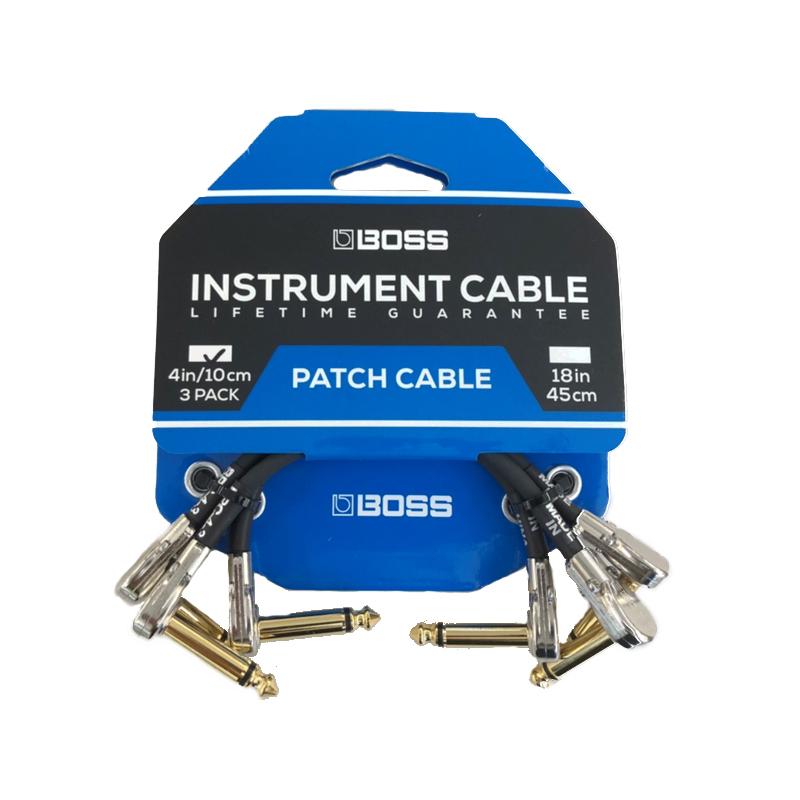 BOSS（ボス） BOSS BPC-4-3 ［10cm×3本］ パッチケーブル＜メール便